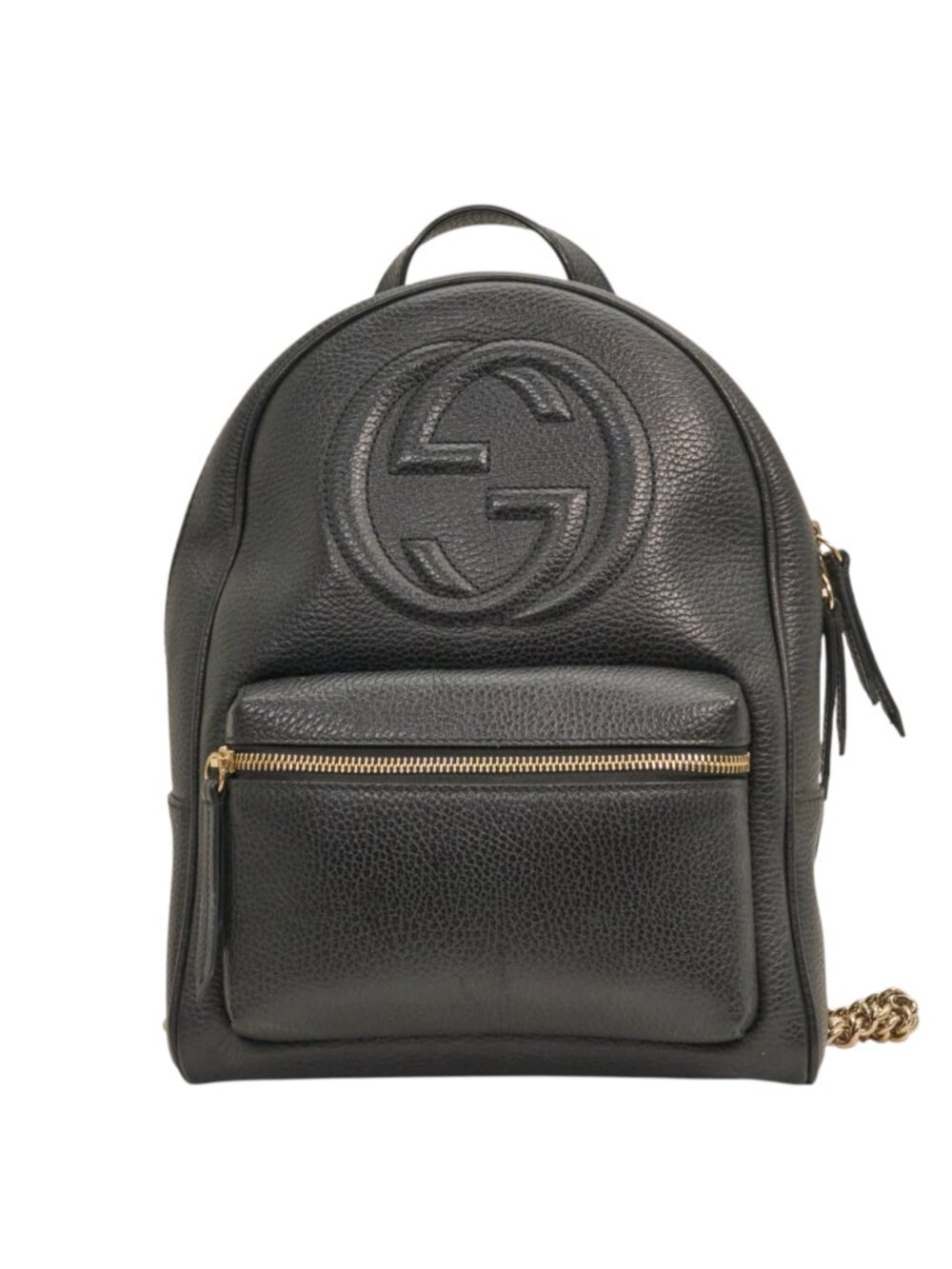 Gucci Black Soho Chain Backpack
